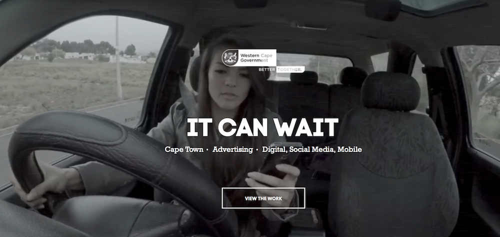 Social engagement – Don't text and drive Media House International