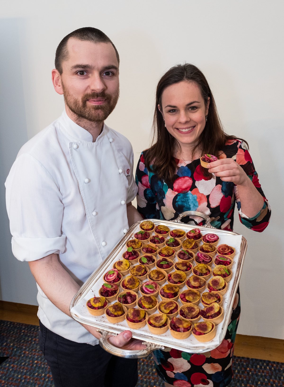 Gift_of_Grouse_Scottish_Parliament_117Chef Brian Grigor and MSP Kate Forbes