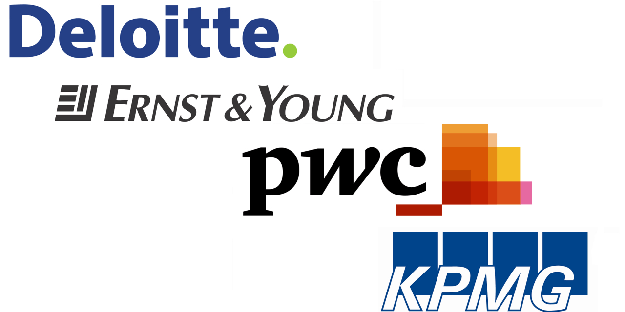 Deloitte, PwC, KPMG, Ernst & Young