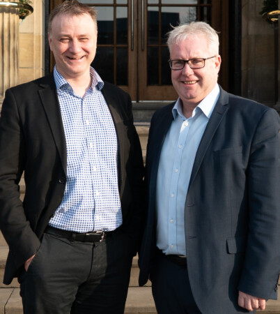 John McNicol (Founder and Director) and Angus Hay (Director).